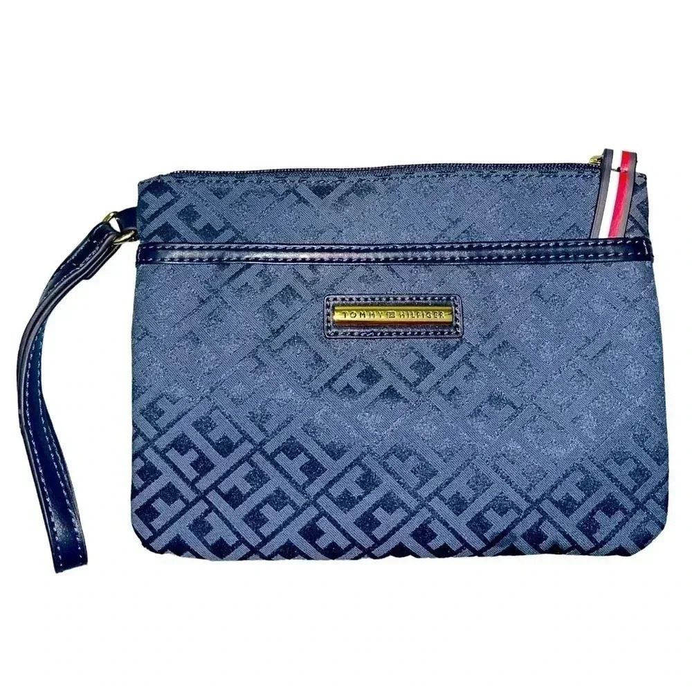 Tommy Hilfiger Blue Wristlet